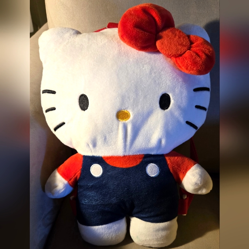 Hello Kitty Plush Backpack